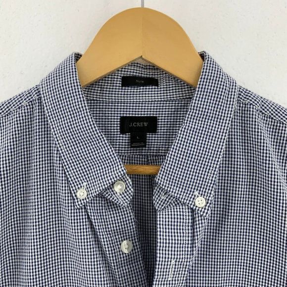 J. CREW SLIM FIT Gingham Shirt - Picture 3 of 5